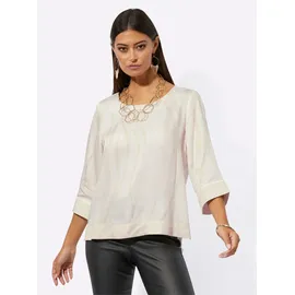 CREATION L Schlupfbluse in sand-champagner-bedruckt | Gr.: 46