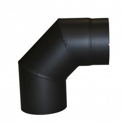 Kamino Flam Ofenrohr Bogen90°Senotherm®schwarz 2mm o.Tür150mm 331836, (1-tlg)