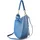 COLLEZIONE ALESSANDRO Ledertasche Summer aus italienischem Leder von - blau