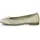 TAMARIS Damen, Ballerina Leder flach, braun, 40 EU