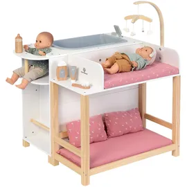 Musterkind Puppen Pflegecenter Viola rosa/natur/weiß