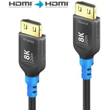 PureLink AOC HDMI Glasfaserkabel 8K 20 m Blau/Schwarz
