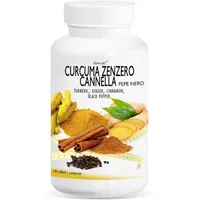 Kurkuma, Ingwer, Zimt und schwarzer Pfeffer Line@ | 180 Tabletten | Zur Reaktivierung von Stoffwechsel und Verdauung | Gewürze mit magischer Wirkung