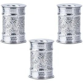 Marrakesch Orient & Mediterran Interior 3er Set Orientalische Teelichthalter Kerzenhalter Dekoration Doha 3