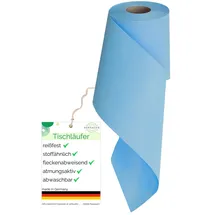 Sensalux Vlies-Tischläufer 15 cm x 25 m Hellblau