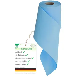 Sensalux Vlies-Tischläufer 15 cm x 25 m Hellblau
