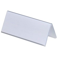 Durable Tischnamensschilder 8050-19 transparent 15,0 x 6,1 cm, 25