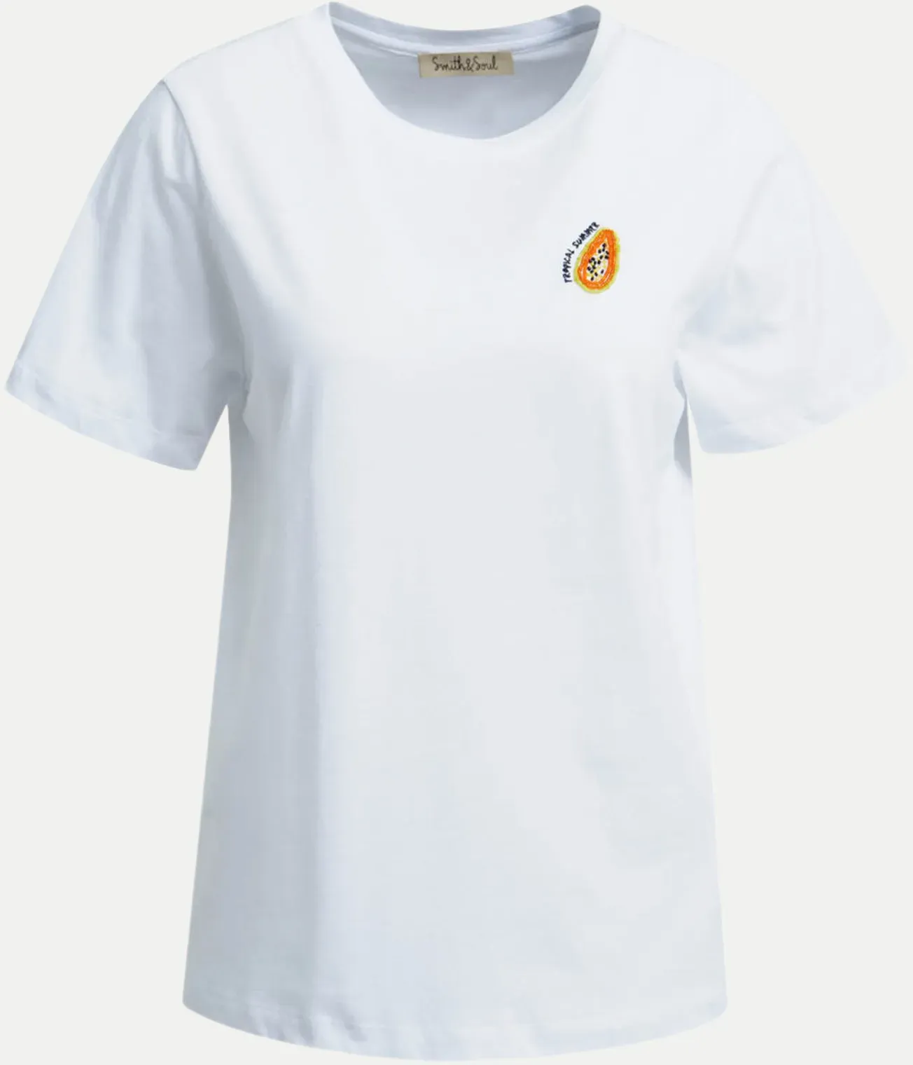 Regular-Fit T-Shirt mit Print Weiß M