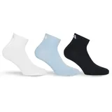 Fila UNISEX INVISIBLE PLAIN SOCKS 3-Paar Blau 43-46