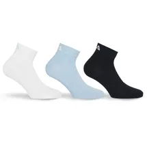 Fila UNISEX INVISIBLE PLAIN SOCKS 3-Paar Blau 43-46