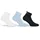 Fila UNISEX INVISIBLE PLAIN SOCKS 3-Paar Blau 43-46