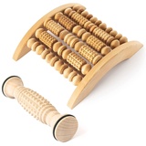 tuuli Fuß Fußmassagegerät Fußroller Fußmassage Set aus Holz 1 St