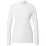 RICH & ROYAL Langarmshirt Weiß S