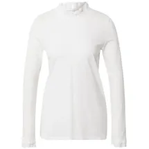 RICH & ROYAL Langarmshirt Weiß S