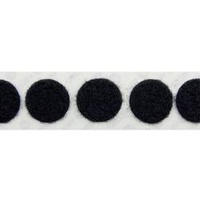 VELCRO® E20101933011425 Klettpunkte zum Aufkleben Flauschteil (Ø) 19mm Schwarz 1120St.