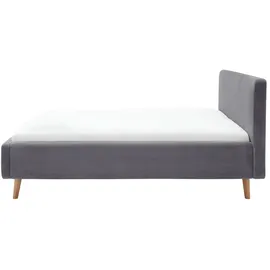 Meise Möbel Polsterbett Mattis 160 x 200 cm Cord Grau