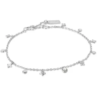 ANIA HAIE - ANKLET - MOTHER OF PEARL DROP - silber