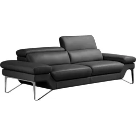 Egoitaliano "Princess, Designsofa und super bequem, tolle Detailverarbeitung", inkl. verstellbarer Kopfteile schwarz,