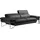 Egoitaliano "Princess, Designsofa und super bequem, tolle Detailverarbeitung", inkl. verstellbarer Kopfteile schwarz,