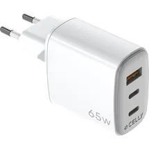 CELLY UPTC1USB2USBC65, Drinnen, USB, Weiß