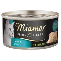 Miamor Feine Filets Naturelle Huhn & Thunfisch 48x80 g