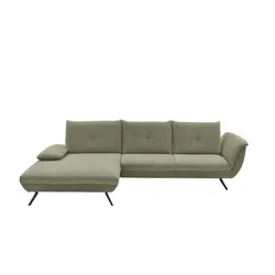 Ecksofa   Celine , grün , Maße (cm): B: 316 H: 90 T: 244