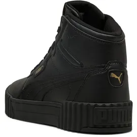 Puma Carina 3.0 Mid Damen Weite E Schwarz/Gold 40,5