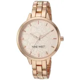 Nine West Women's Bracelet Watch Rose Gold