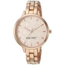 Nine West Women's Bracelet Watch Rose Gold
