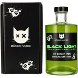 BÖSER KATER Black Light Neon Limetten Vodka 40% Vol. 0,5l in Geschenkbox