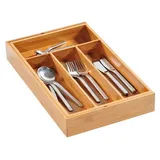 KESPER Variabler Besteckkasten Bambus, 26 - 49 cm braun, 6x43 cm