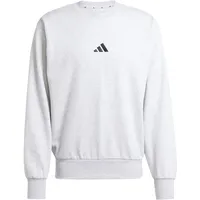 Adidas Essentials Feelcozy Fleece Sweatshirt Light Grey Heather /