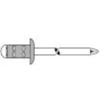 Gesipa PolyGrip Blindniete Alu/Nirosta 4,8 x 25 RAL 7016