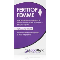 Labophyto Fertitop Femme Kapseln zur Unterstützung der Fruchtbarkeit für Damen 60 KAP