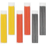 2,8 mm Bleistiftminen für Zimmermannsbleistift, 36 Stück Solide Tieflochmarker Konstruktion Bleistift Ersatz, Bleistift Ersatzminen für Architekt Zeichnen