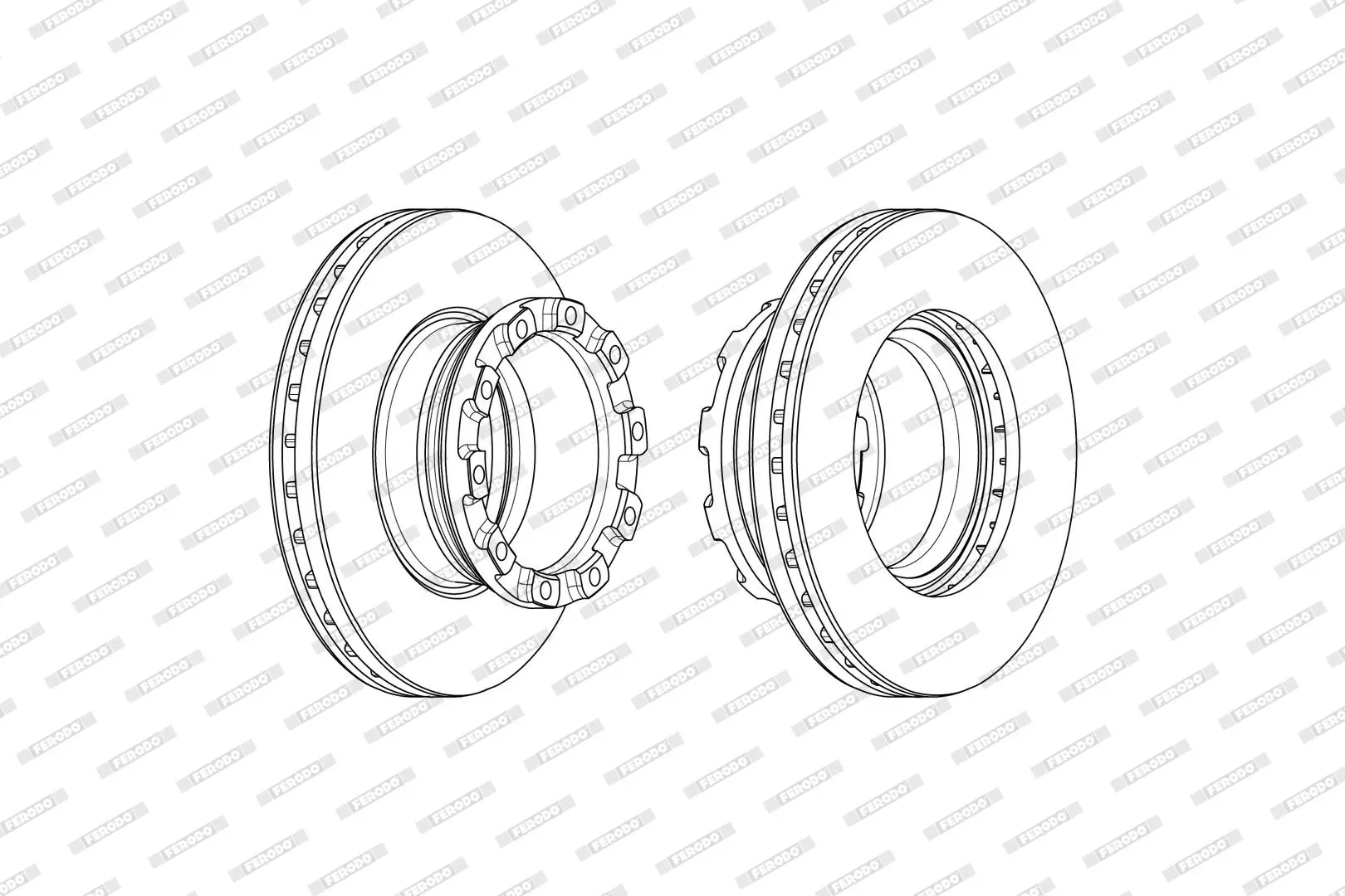 FERODO fcr373a 377mm 45mm