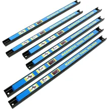 XPOtool Wiltec Magnetleiste 6er Set 46cm Werkzeughalter Werkstatt Schiene Wandhalterung