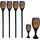 Starlyf Solarleuchte schwarz 1er Set