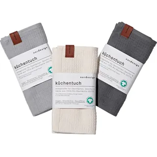 nordesign Küchentuch, 100 % Bio-Baumwolle