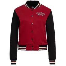 Queen Kerosin Damen College Jacke Sweatjacke Baseball Jacke Regular Fit We Can Do It Woman Rockabella 50S Rockabilly Vintage Rock'n' Roll Retro STYL We Can Do It - XXL