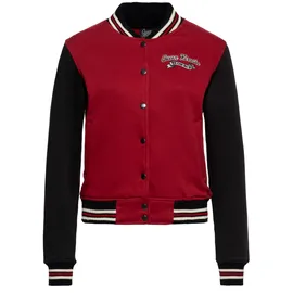Queen Kerosin Damen College Jacke Sweatjacke Baseball Jacke Regular Fit We Can Do It Woman Rockabella 50S Rockabilly Vintage Rock'n' Roll Retro STYL We Can Do It - XXL
