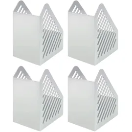 Helit H6361082-4 - Stehsammler DN A5 „the tower gate“, lichtgrau, 4 Stück