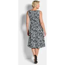 GOLDNER Sommerkleid Midikleid Schwarz 44