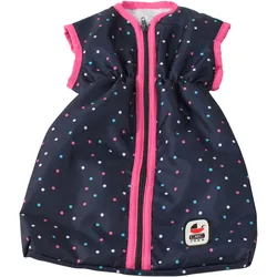 Puppen Schlafsack CHIC2000 "Konfetti", blau (konfetti), Puppenausstattungen, KinderB:27cm T:45cm, Polyester, B:27cm T:45cm