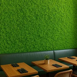 Wellhome – Künstlicher Vertikalgarten – Heckenpanel 100x100 cm, für Innen- und Außenbereich – Grün