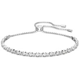 Swarovski Subtle Trilogy Armband, Weiss, Rhodiniert