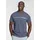 delmao T-Shirt Kurzarm, mit coolem Print, Rundhalsausschnitt, aus 100% Baumwolle blau 4XL (68/70)