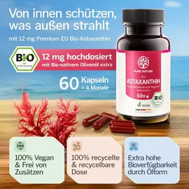 PureNature Pure Nature Astaxanthin hochdosiert Kapseln 60 St.