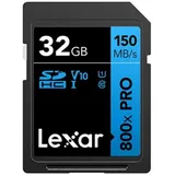 Lexar SDHC PRO Blue Series - 800x 150MB/s UHS-1 V10 32 GB