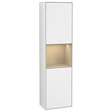 Villeroy & Boch Finion Hochschrank G460PCGF 41,8x151,6cm, links, Emotion, Regal Oak Venerr, Glossy white lacquer